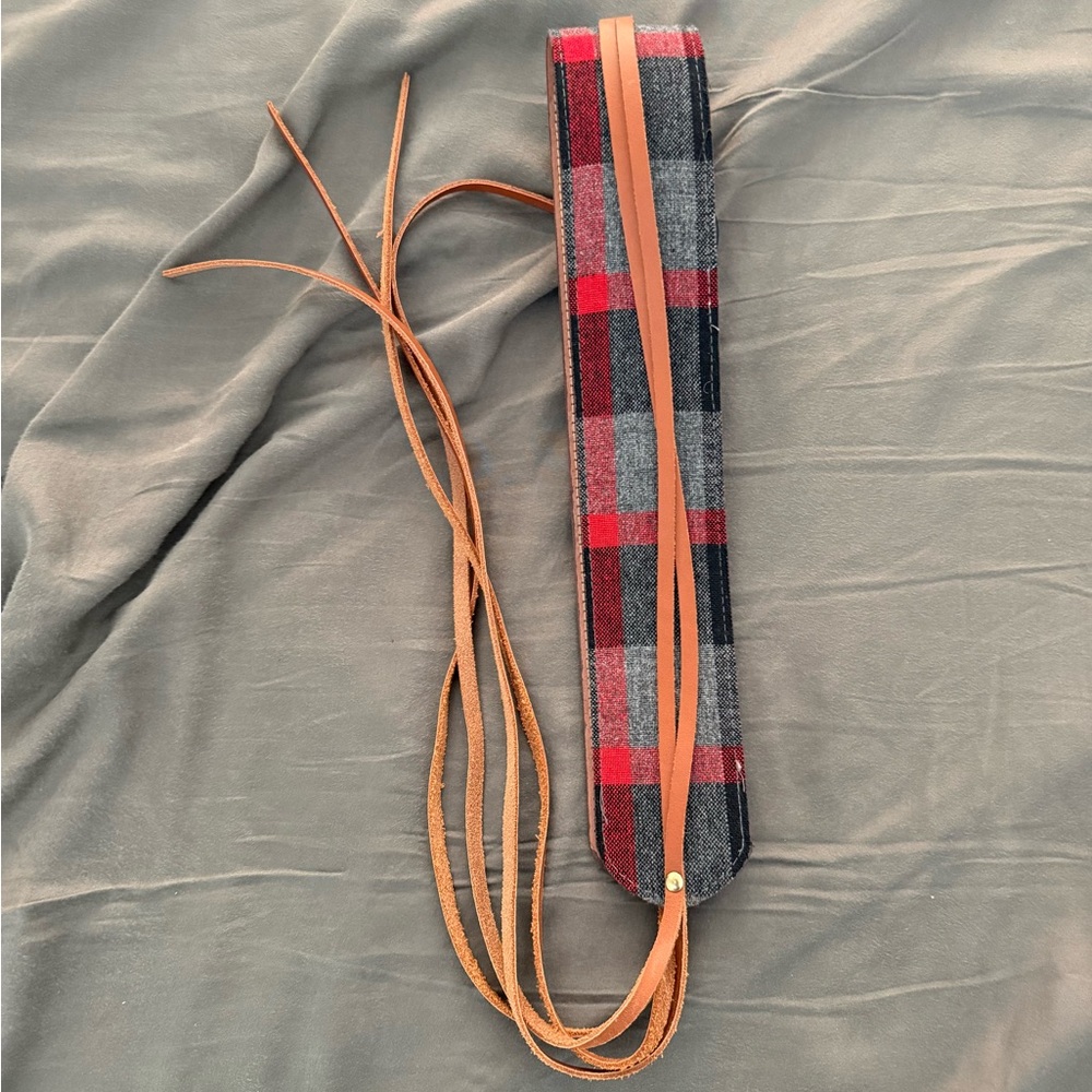 Woolrich Plaid belt
